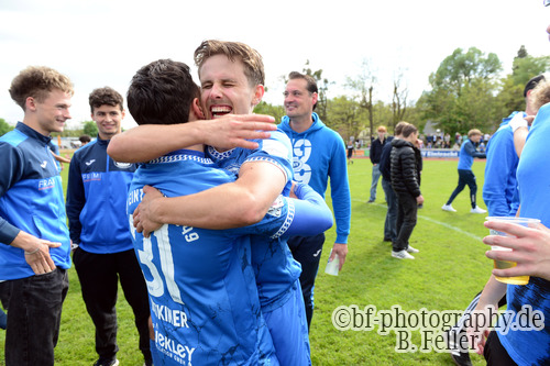 Jubel RSV, RSV Eintracht 1949 - VFC Plauen, 28. Spieltag, Oberliga S&uuml;d, Saison 25/26, Fussball, 09.05.2026, Stahnsdorf, Foto: Benjamin Feller