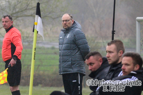 Sven Haushalter (Trainer Dallgow), SG Geltow - SV Dallgow 47, Kreisoberliga, 22. Spieltag, Saison 25/26, 12.04.2026, Fussball, Geltow, Foto: Benjamin Feller