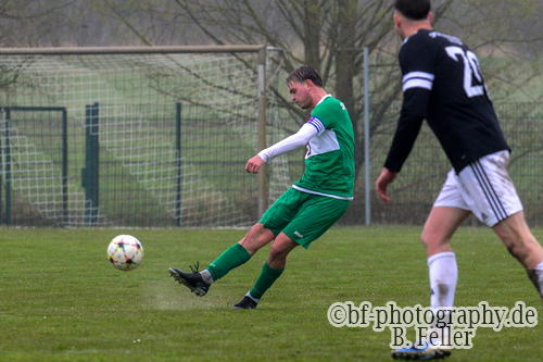 Ruben Zinnitz (Dallgow), SG Geltow - SV Dallgow 47, Kreisoberliga, 22. Spieltag, Saison 25/26, 12.04.2026, Fussball, Geltow, Foto: Benjamin Feller