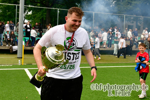 Aufstieg Babelsberg 74 , Landesklasse West, Saison 25/26, Fussball, 13.06.2026, Potsdam, Foto: Benjamin Feller