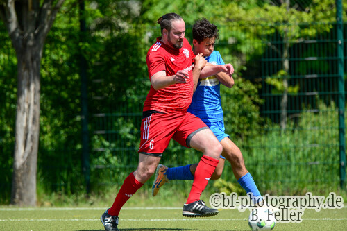 Stefan Romeis (l. Ketzin), Doriano Luca Paolucci (r. RSV), RSV Eintracht 1949 U23 - FSV Ketzin-Falkenrehde, Kreisoberliga, 27. SPieltag, Saison 25/26, 17.05.2026, Fussball, Stahnsdorf, Foto: Benjamin Feller