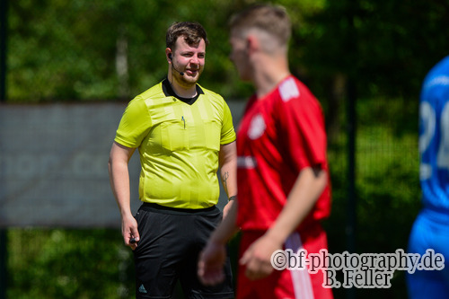 Cedric Molowitz (Schiedsrichter), RSV Eintracht 1949 U23 - FSV Ketzin-Falkenrehde, Kreisoberliga, 27. SPieltag, Saison 25/26, 17.05.2026, Fussball, Stahnsdorf, Foto: Benjamin Feller