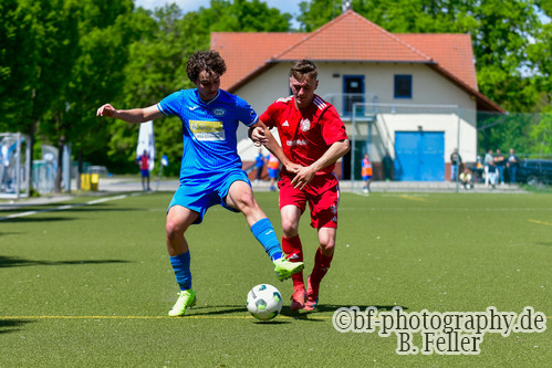 Jakob Krieg (l. RSV), Marc Jankowiak (r. Ketzin), RSV Eintracht 1949 U23 - FSV Ketzin-Falkenrehde, Kreisoberliga, 27. SPieltag, Saison 25/26, 17.05.2026, Fussball, Stahnsdorf, Foto: Benjamin Feller
