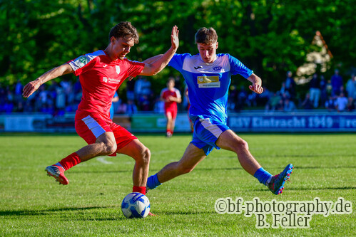 Max Jurisch (l. Babelsberg), Kristoffer Danders (r. RSV), RSV Eintracht 1949 U19 - SV Babelsberg 03 U19, Oberer FLB Landespokal A-Junioren, Finale, 27.05.2026, Fussball, Stahnsdorf, Foto: Benjamin Feller