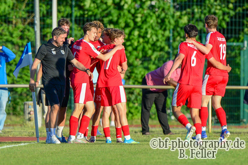 Jubel Babelsberg, RSV Eintracht 1949 U19 - SV Babelsberg 03 U19, Oberer FLB Landespokal A-Junioren, Finale, 27.05.2026, Fussball, Stahnsdorf, Foto: Benjamin Feller