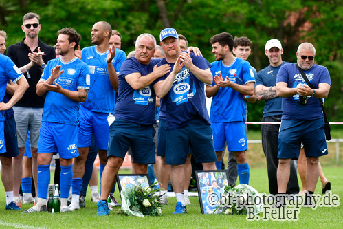 RSV Eintracht - SC Freital, Jubel nach dem Spiel, Meisterfeier und Aufstieg, Oberliga S&uuml;d, Saison 25/26, Fussball, 30.05.2026, Stahnsdorf, Foto: Benjamin Feller