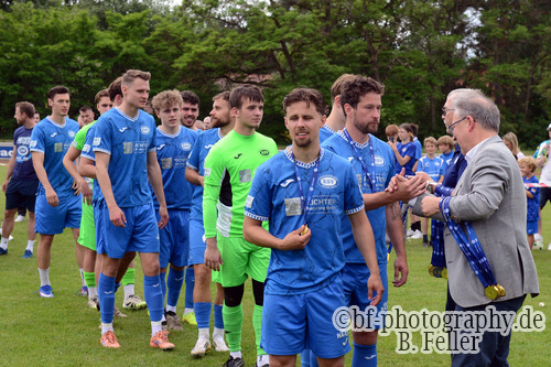 RSV Eintracht - SC Freital, Jubel nach dem Spiel, Meisterfeier und Aufstieg, Oberliga S&uuml;d, Saison 25/26, Fussball, 30.05.2026, Stahnsdorf, Foto: Benjamin Feller