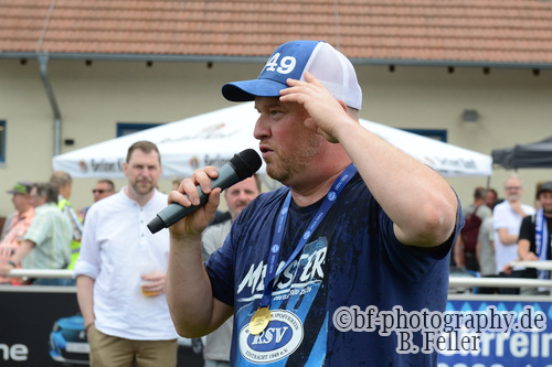 RSV Eintracht - SC Freital, Jubel nach dem Spiel, Meisterfeier und Aufstieg, Oberliga S&uuml;d, Saison 25/26, Fussball, 30.05.2026, Stahnsdorf, Foto: Benjamin Feller