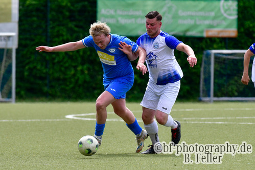 Filip Ahlers (l. RSV), Florian Krusemark (r. Berge), RSV Eintracht 1949 U23 - SV Germania Berge, Kreisoberliga, 28. Spieltag, 31.05.2026, Fussball, Stahnsdorf, Foto: Benjamin Feller