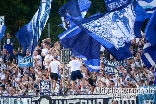 Babelsberg Fans, SV Babelsberg 03 - FC Carl Zeiss Jena, Regionalliga Nordost, 2. Spieltag, Saison 26/27, Fussball, 31.07.2026, Potsdam, Foto: Benjamin Feller Babelsberg Fans, SV Babelsberg 03 - FC Carl Zeiss Jena, Regionalliga Nordost, 2. Spieltag, Saison 26/27, Fussball, 31.07.2026, Potsdam, Foto: Benjamin Feller