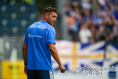 Daniel Frahn (Co-Trainer Babelsberg), SV Babelsberg 03 - FC Carl Zeiss Jena, Regionalliga Nordost, 2. Spieltag, Saison 26/27, Fussball, 31.07.2026, Potsdam, Foto: Benjamin Feller