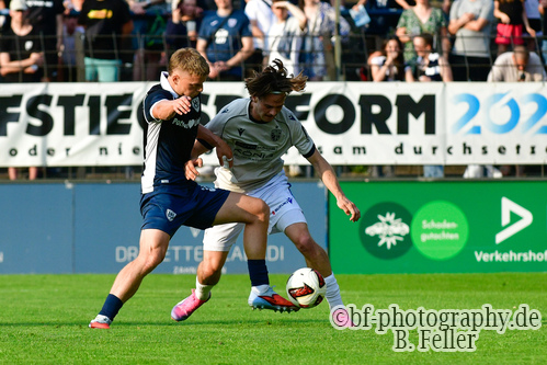 Jannis Lang (l. Babelsberg), Elias Löder (r. Jena), SV Babelsberg 03 - FC Carl Zeiss Jena, Regionalliga Nordost, 2. Spieltag, Saison 26/27, Fussball, 31.07.2026, Potsdam, Foto: Benjamin Feller Jannis Lang (l. Babelsberg), Elias Löder (r. Jena), SV Babelsberg 03 - FC Carl Zeiss Jena, Regionalliga Nordost, 2. Spieltag, Saison 26/27, Fussball, 31.07.2026, Potsdam, Foto: Benjamin Feller