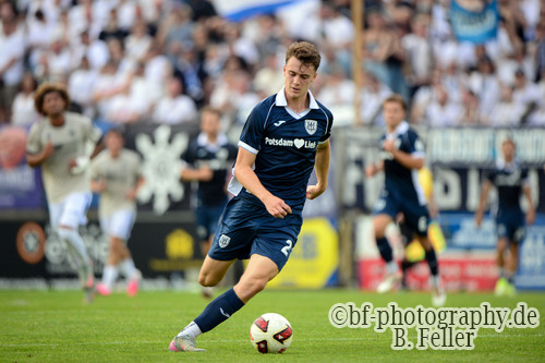Maximilian Kalckreuth (Babelsberg), SV Babelsberg 03 - FC Carl Zeiss Jena, Regionalliga Nordost, 2. Spieltag, Saison 26/27, Fussball, 31.07.2026, Potsdam, Foto: Benjamin Feller Maximilian Kalckreuth (Babelsberg), SV Babelsberg 03 - FC Carl Zeiss Jena, Regionalliga Nordost, 2. Spieltag, Saison 26/27, Fussball, 31.07.2026, Potsdam, Foto: Benjamin Feller