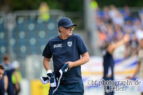 Marcus Petsch (Betreuer Babelsberg), SV Babelsberg 03 - FC Carl Zeiss Jena, Regionalliga Nordost, 2. Spieltag, Saison 26/27, Fussball, 31.07.2026, Potsdam, Foto: Benjamin Feller