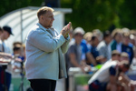 Bj&ouml;rn Rempe (Trainer RSV), RSV Eintracht 1949 - FC Bayern M&uuml;nchen, A-Junioren DFB Pokal, 1. Runde, Saison 26/27, Fussball, 02.08.2026, Stahnsdorf, Foto: Benjamin Feller