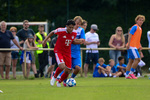 Skender Nuraj (l. Bayern), Maurice Zimmermann (r. RSV), RSV Eintracht 1949 - FC Bayern M&uuml;nchen, A-Junioren DFB Pokal, 1. Runde, Saison 26/27, Fussball, 02.08.2026, Stahnsdorf, Foto: Benjamin Feller