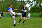 Kevin L&ouml;sch (l. Berge), Richard Schreiber (r. Geltow), SG Geltow - SV Germania Berge, Kreisoberliga, 25. Spieltag, Saison 25/26, 03.05.2026, Fussball, Geltow, Foto: Benjamin Feller