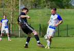 Timon Pinno (l. Geltow), Sebastian Kr&uuml;ger (r. Berge), SG Geltow - SV Germania Berge, Kreisoberliga, 25. Spieltag, Saison 25/26, 03.05.2026, Fussball, Geltow, Foto: Benjamin Feller