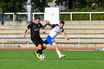 Dennis Rothenstein (l. Viktoria), Manuel Seibt (r. Krieschow), SV Viktoria Potsdam - VfB Krieschow, Landespokal, Achtelfinale, Saison 26/27, Fussball, 03.10.2026, Potsdam, Foto: Benjamin Feller