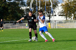 Marvin Kleihs (l. Viktoria), Toby Michalski (r. Krieschow), SV Viktoria Potsdam - VfB Krieschow, Landespokal, Achtelfinale, Saison 26/27, Fussball, 03.10.2026, Potsdam, Foto: Benjamin Feller