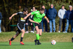 Leonard Kimi K&auml;mpf (l. Teltow), Lennart Mahrholz (r. Ruhlsdorf), SV Ruhlsdorf - United Teltow FC, Kreisliga B, 1. Spieltag, Saison 25/26, 04.04.2025, Teltow, Foto: Benjamin Feller