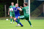 Jordon Lee J&auml;ger (l. Trebbin), Niklas Geisler (r. Falkensee), VfB Trebbin - SV Falkensee Finkenkrug, Landespokal 2, Runde, Saison 26/27, Fussball, 05.09.2026, Trebbin, Foto: Benjamin Feller