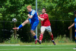 Bartosz Donigiewicz (l. Markendorf), Julius Fenchel (r. Teltow), Teltower FV - SV Blau Weiss Markendorf, Landesklasse Ost, 29. Spieltag, 06.06.2026, Fussball, Teltow, Foto: Benjamin Feller