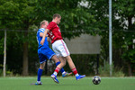 Dominic Menzel (l. Markendorf), Johannes Pollok (r. Teltow), Teltower FV - SV Blau Weiss Markendorf, Landesklasse Ost, 29. Spieltag, 06.06.2026, Fussball, Teltow, Foto: Benjamin Feller