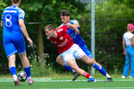 Johannes Pollok (l. Teltow), Ole Achtenberg (r. Markendorf), Teltower FV - SV Blau Weiss Markendorf, Landesklasse Ost, 29. Spieltag, 06.06.2026, Fussball, Teltow, Foto: Benjamin Feller