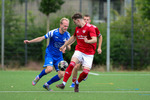 Dominic Menzel (l. Markendorf), Benedict Frieauff (r. Teltow), Teltower FV - SV Blau Weiss Markendorf, Landesklasse Ost, 29. Spieltag, 06.06.2026, Fussball, Teltow, Foto: Benjamin Feller