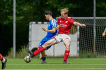 Derenik Mayilyan (l. Markendorf), Nils Klostermann (r. Teltow), Teltower FV - SV Blau Weiss Markendorf, Landesklasse Ost, 29. Spieltag, 06.06.2026, Fussball, Teltow, Foto: Benjamin Feller
