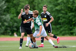 Kenan Reuter (l. Teltow), Erik Johannes (r. Golm), United Teltow - Gr&uuml;n Wei&szlig; Golm II, Kreisliga B, 29. Spieltag, 07.06.2026, Fussball, Teltow, Foto: Benjamin Feller