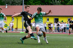 Ragnar Wiegert (l. Teltow), Max Leon Wolff (r. Golm), United Teltow - Gr&uuml;n Wei&szlig; Golm II, Kreisliga B, 29. Spieltag, 07.06.2026, Fussball, Teltow, Foto: Benjamin Feller