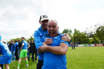 J&ouml;rg Miekley Jubel, (Co Trainer RSV), Jubel RSV, RSV Eintracht 1949 - VFC Plauen, 28. Spieltag, Oberliga S&uuml;d, Saison 25/26, Fussball, 09.05.2026, Stahnsdorf, Foto: Benjamin Feller