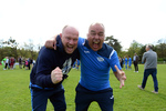 Patrick Hinze (Trainer), J&ouml;rg Miekley (Co Trainer RSV), Jubel RSV, RSV Eintracht 1949 - VFC Plauen, 28. Spieltag, Oberliga S&uuml;d, Saison 25/26, Fussball, 09.05.2026, Stahnsdorf, Foto: Benjamin Feller