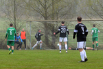 Erik Manegold (l. Geltow) macht das 1:2, SG Geltow - SV Dallgow 47, Kreisoberliga, 22. Spieltag, Saison 25/26, 12.04.2026, Fussball, Geltow, Foto: Benjamin Feller
