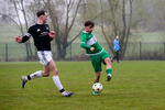 Richard Schreiber (l. Geltow), Methis Jasse (r. Dallgow), SG Geltow - SV Dallgow 47, Kreisoberliga, 22. Spieltag, Saison 25/26, 12.04.2026, Fussball, Geltow, Foto: Benjamin Feller