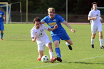 Jonas Fenske (l. Ruhlsdorf), Konstantin Vieres (r. RSV), RSV Eintracht 1949 U23 - SV Ruhlsdorf, Kreisoberliga, 3. Spieltag, Saison 26/27, Fussball, 13.09.2026, Stahnsdorf, Foto: Benjamin Feller