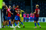 Jubel RSV, SV Babelsberg 03 - RSV Eintracht 1949, Regionalliga Nordost, 5. Spieltag, Saison 26/27, Fussball, 14.08.2026, Potsdam, Foto: Benjamin Feller