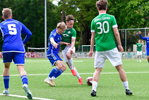 Lukas Liebscher (l. Saarmund), Jonathan Scherer (r. 74), FSV Babelsberg 74  SG Saarmund, Landesklasse West, 26. Spieltag, Oberliga S&uuml;d, Saison 25/26, Fussball, 16.05.2026, Potsdam, Foto: Benjamin Feller