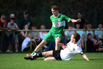 Lysander Galla (l. Dallgow), Leon Becker (r. Geltow), SG Geltow - SV Dallgow 47, 1. Spieltag, Kreisoberliga Havelland, Saison 26/27, Fussball, 29.08.2026, Geltow, Foto: Benjamin Feller
