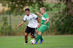 Yunes Hoppe (l. Geltow), Marc Behrendt (r. Dallgow), SG Geltow - SV Dallgow 47, 1. Spieltag, Kreisoberliga Havelland, Saison 26/27, Fussball, 29.08.2026, Geltow, Foto: Benjamin Feller