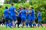 RSV Eintracht - SC Freital, Jubel nach dem Spiel, Meisterfeier und Aufstieg, Oberliga S&uuml;d, Saison 25/26, Fussball, 30.05.2026, Stahnsdorf, Foto: Benjamin Feller