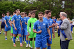RSV Eintracht - SC Freital, Jubel nach dem Spiel, Meisterfeier und Aufstieg, Oberliga S&uuml;d, Saison 25/26, Fussball, 30.05.2026, Stahnsdorf, Foto: Benjamin Feller