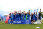 RSV Eintracht - SC Freital, Jubel nach dem Spiel, Meisterfeier und Aufstieg, Oberliga S&uuml;d, Saison 25/26, Fussball, 30.05.2026, Stahnsdorf, Foto: Benjamin Feller