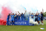 RSV Eintracht - SC Freital, Jubel nach dem Spiel, Meisterfeier und Aufstieg, Oberliga S&uuml;d, Saison 25/26, Fussball, 30.05.2026, Stahnsdorf, Foto: Benjamin Feller