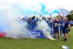 RSV Eintracht - SC Freital, Jubel nach dem Spiel, Meisterfeier und Aufstieg, Oberliga S&uuml;d, Saison 25/26, Fussball, 30.05.2026, Stahnsdorf, Foto: Benjamin Feller