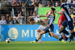 Maurice Hehne (l. Jena), Theo Ogbidi (r. Babelsberg), SV Babelsberg 03 - FC Carl Zeiss Jena, Regionalliga Nordost, 2. Spieltag, Saison 26/27, Fussball, 31.07.2026, Potsdam, Foto: Benjamin Feller