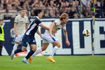 Mingi Kang (l. Babelsberg), Nils Butzen (r. Jena), SV Babelsberg 03 - FC Carl Zeiss Jena, Regionalliga Nordost, 2. Spieltag, Saison 26/27, Fussball, 31.07.2026, Potsdam, Foto: Benjamin Feller
