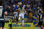 Maximilian Kalckreuth (l. Babelsberg), Manasse Eshele (r. Jena), SV Babelsberg 03 - FC Carl Zeiss Jena, Regionalliga Nordost, 2. Spieltag, Saison 26/27, Fussball, 31.07.2026, Potsdam, Foto: Benjamin Feller